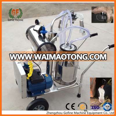 portable piston milking machine for cow